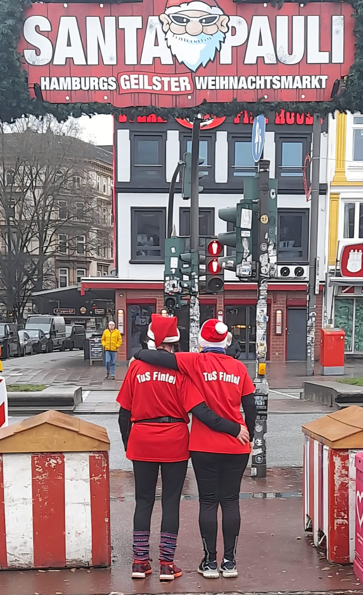 Jeannette und Christiane beim St. Pauli X-Mas Run 2025